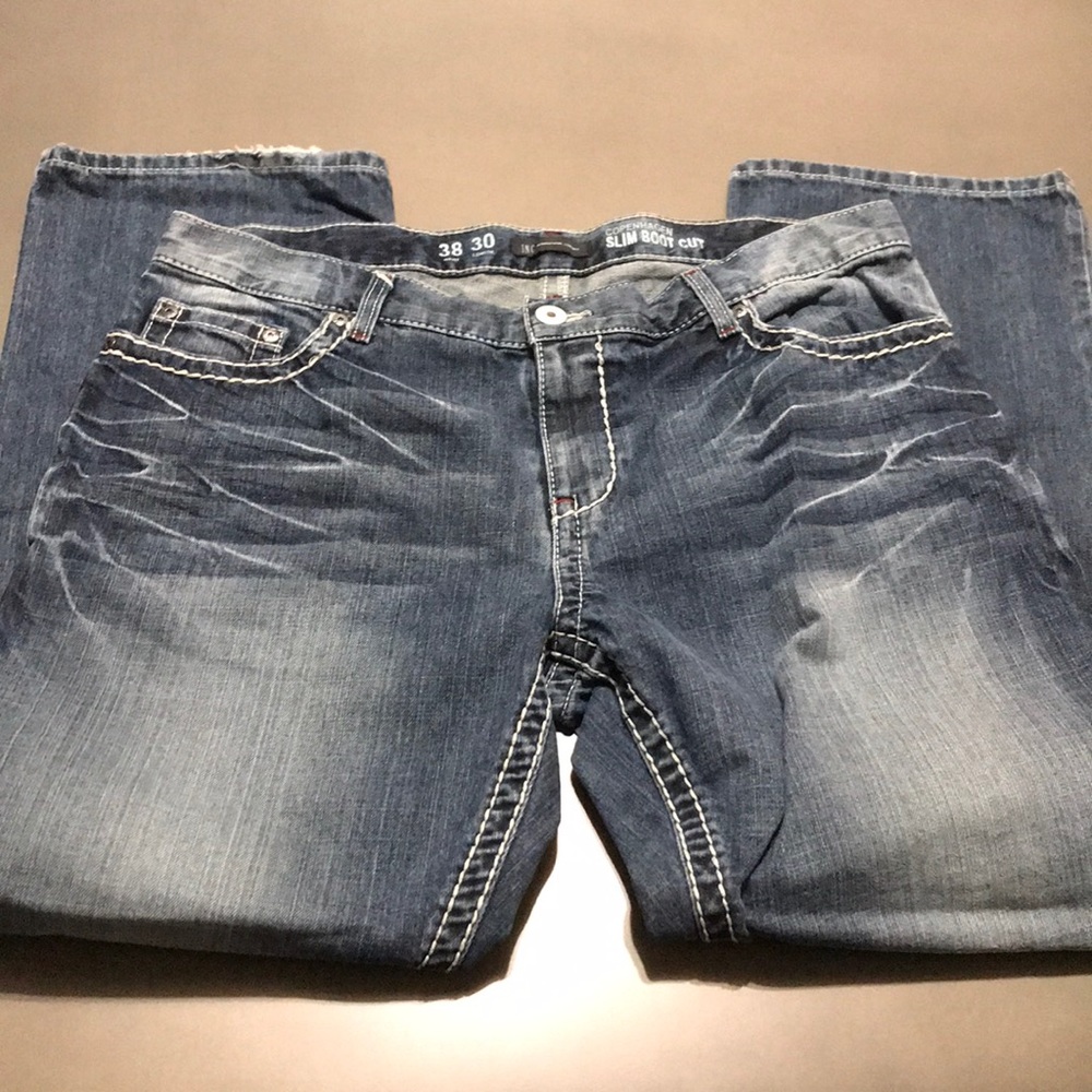 Men’s Inc Jeans Slim Boot Cut Jeans 38/30